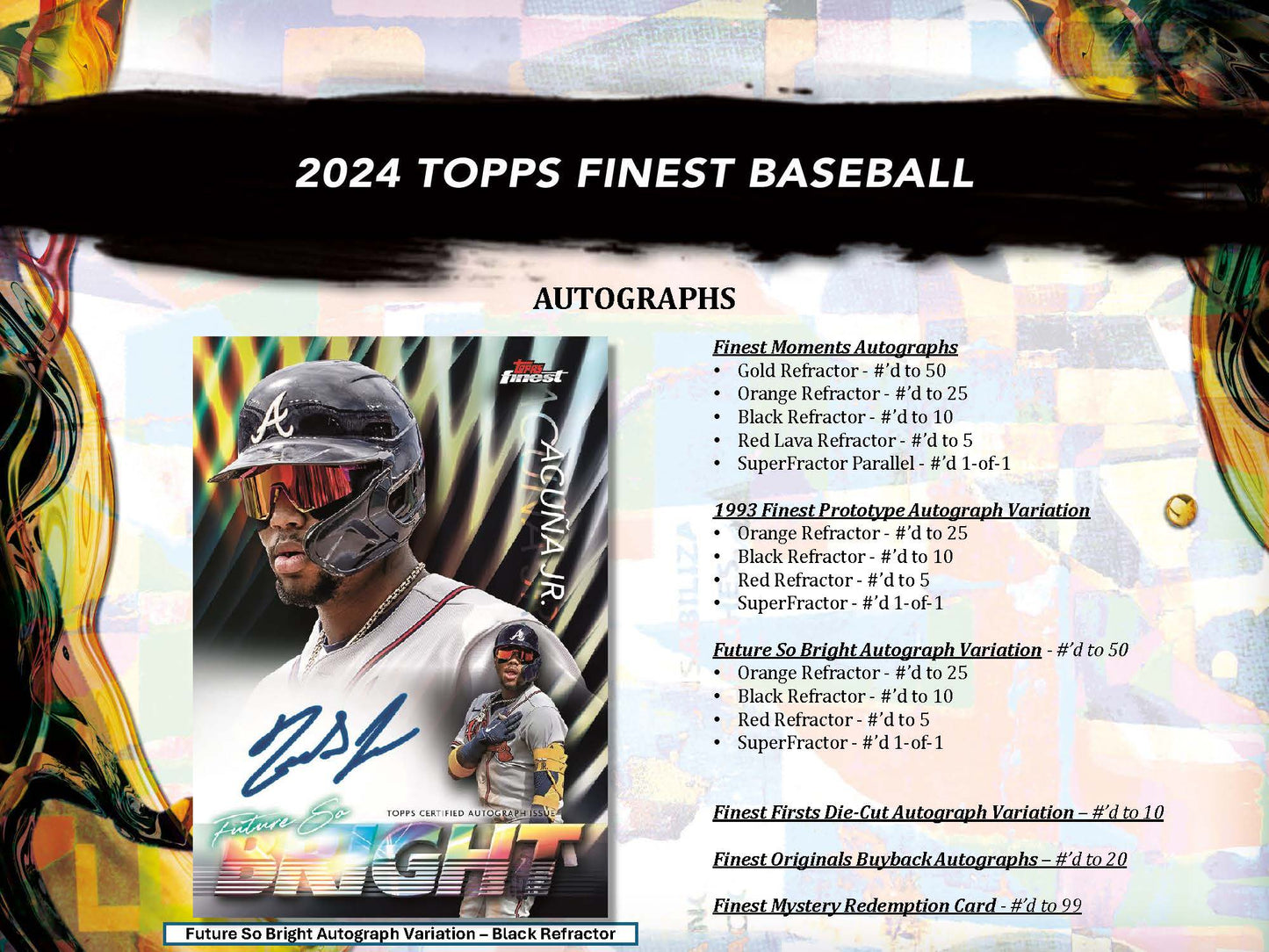 2024 : Topps Finest Baseball Hobby Box