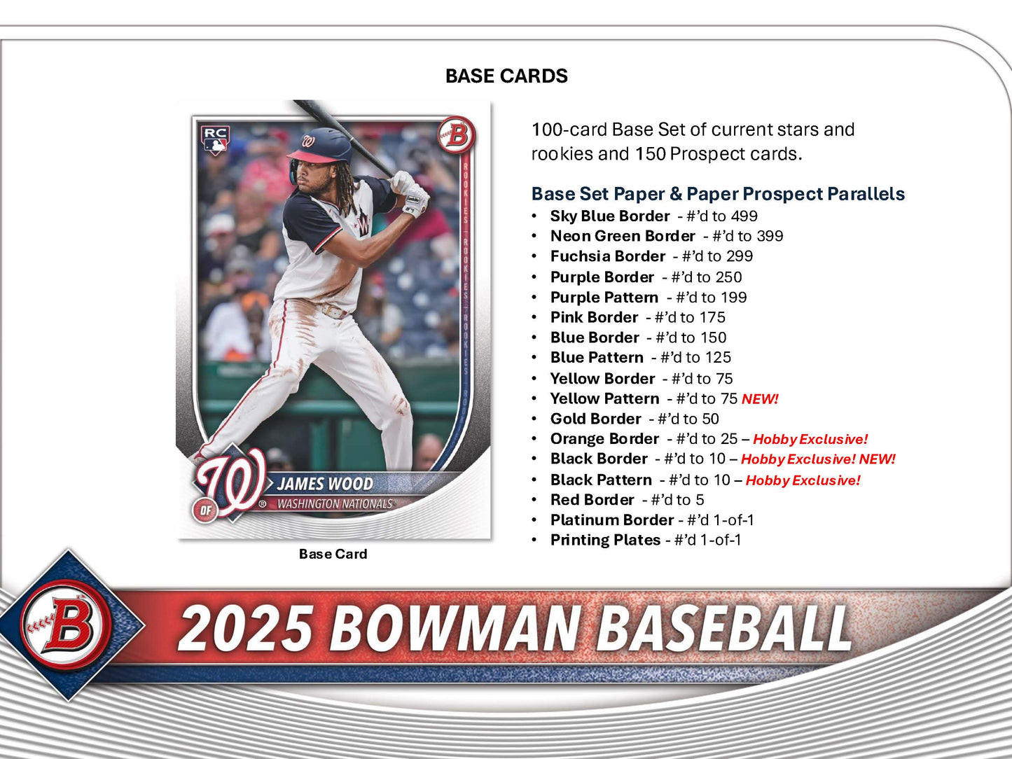 2025 : Bowman Baseball Hobby Box