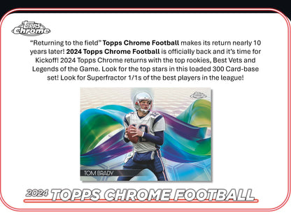 2024 : Topps Chrome Football Hobby Box