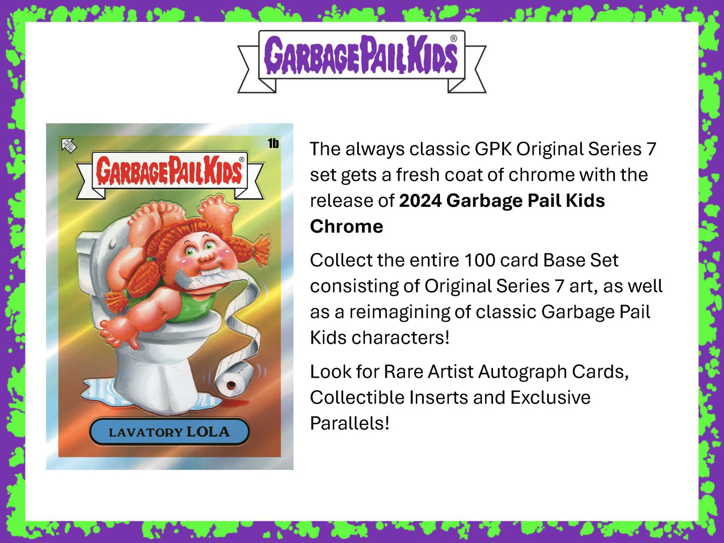 2024 : Topps Garbage Pail Kids Chrome 7 Hobby Box