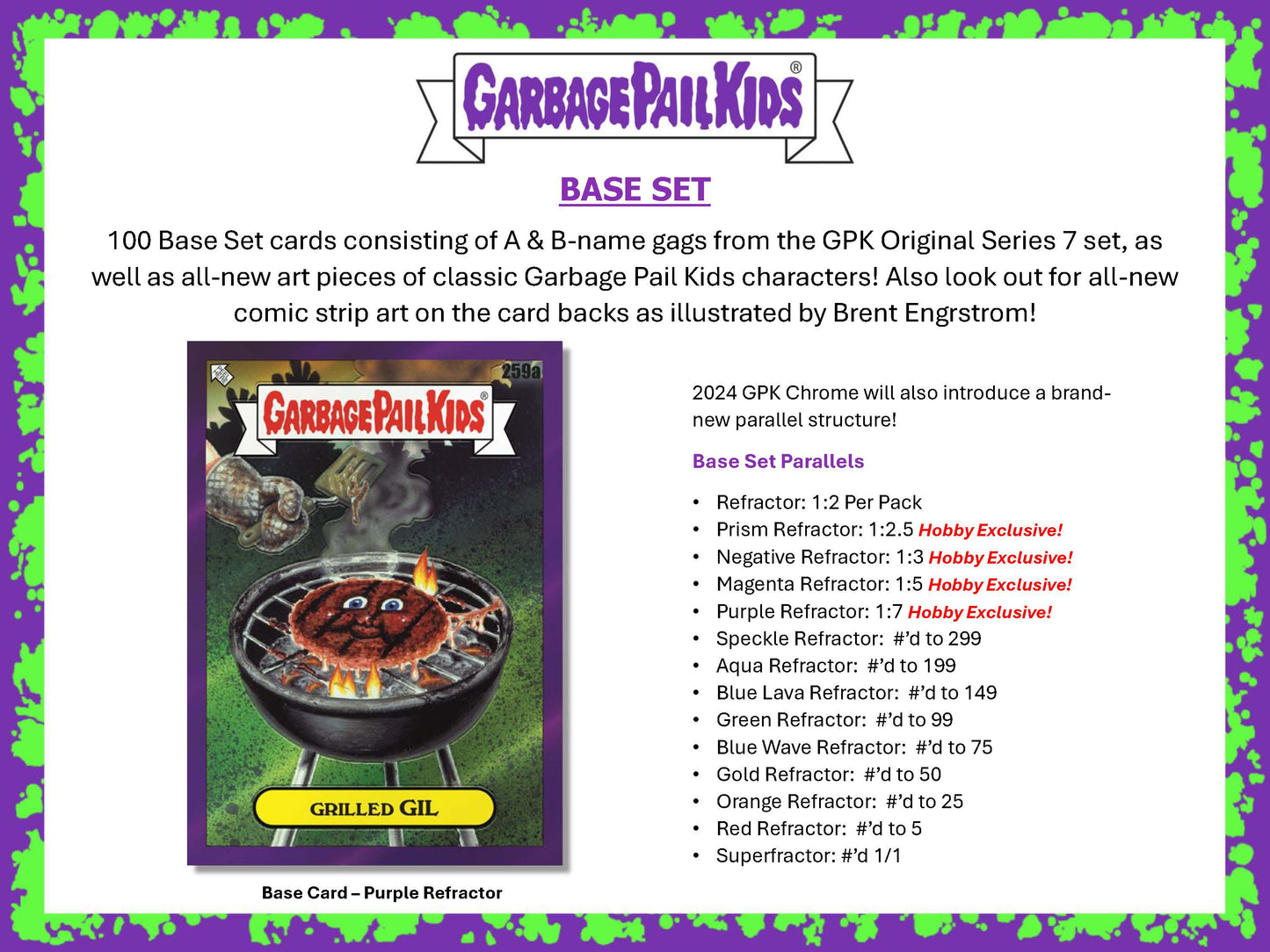 2024 : Topps Garbage Pail Kids Chrome 7 Hobby Box