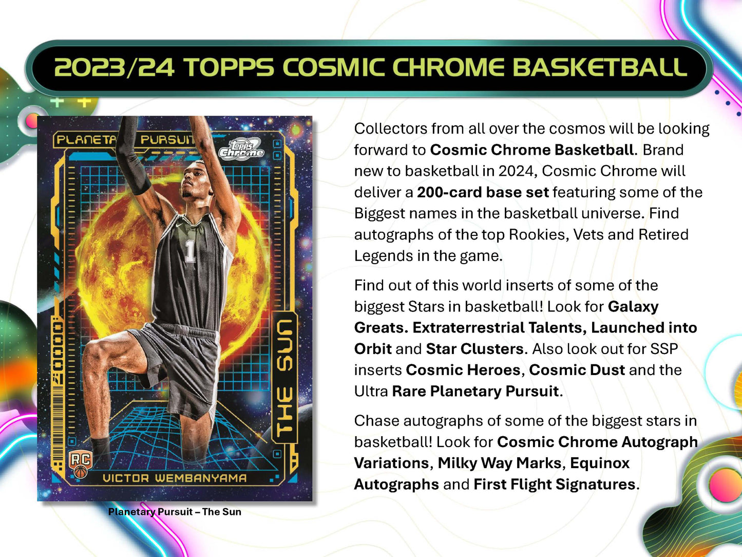 2023-24 : Topps Cosmic Chrome Basketball Hobby Box