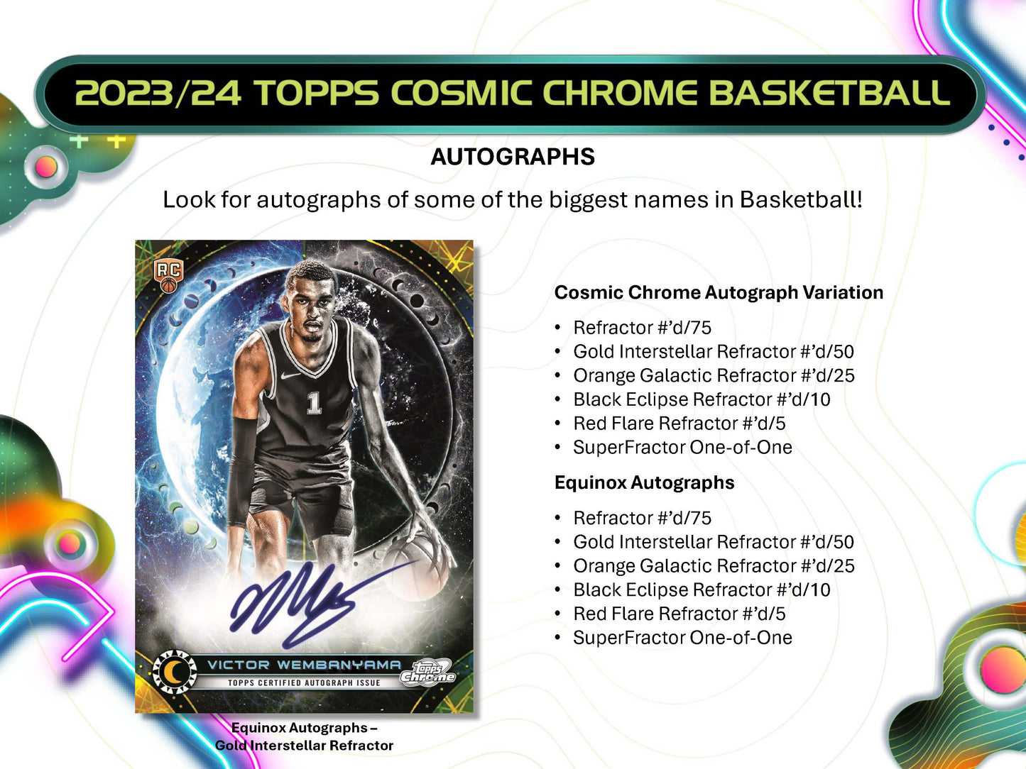 2023-24 : Topps Cosmic Chrome Basketball Hobby Box