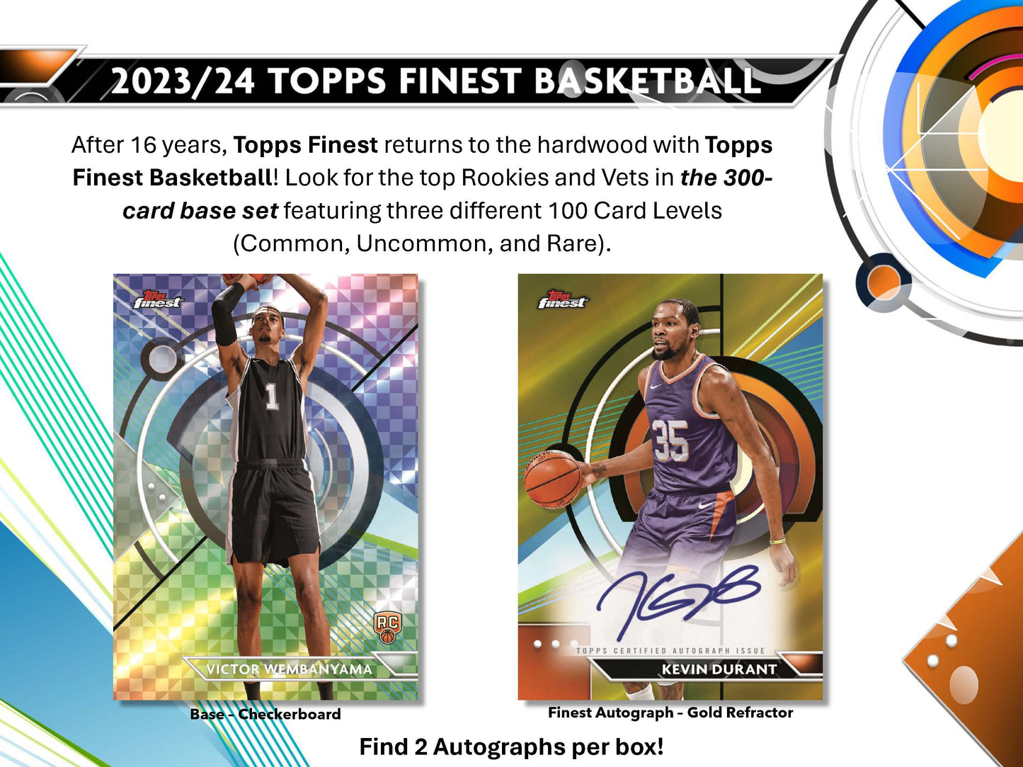 2023-24 : Topps Finest Basketball Breakers Delight Box