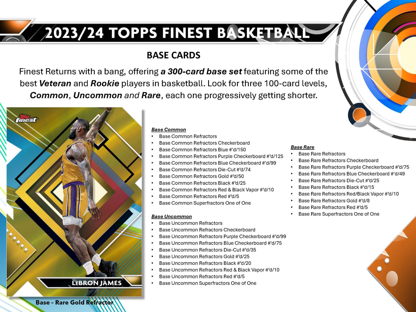 2023-24 : Topps Finest Basketball Breakers Delight Box