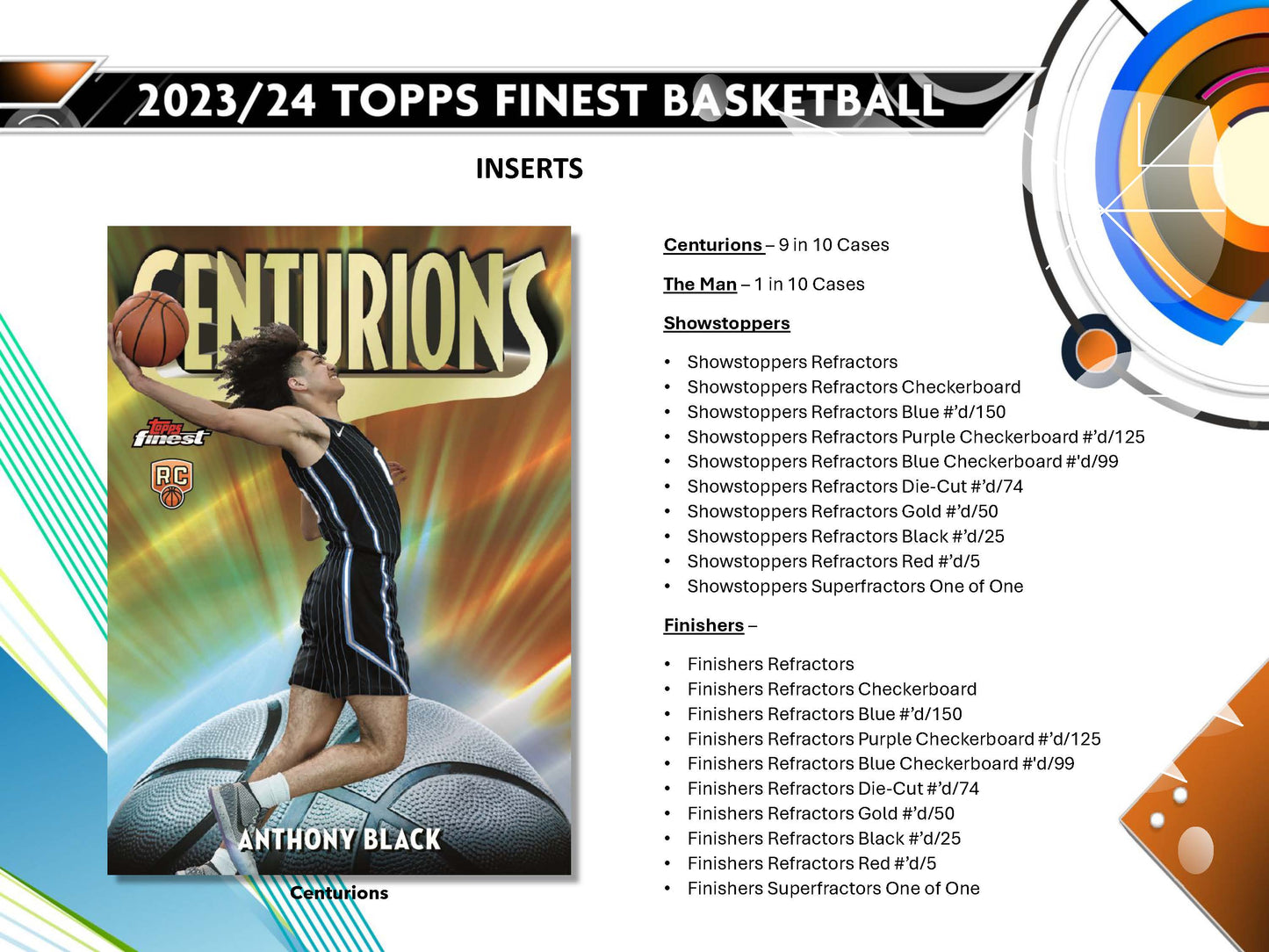2023-24 : Topps Finest Basketball Breakers Delight Box