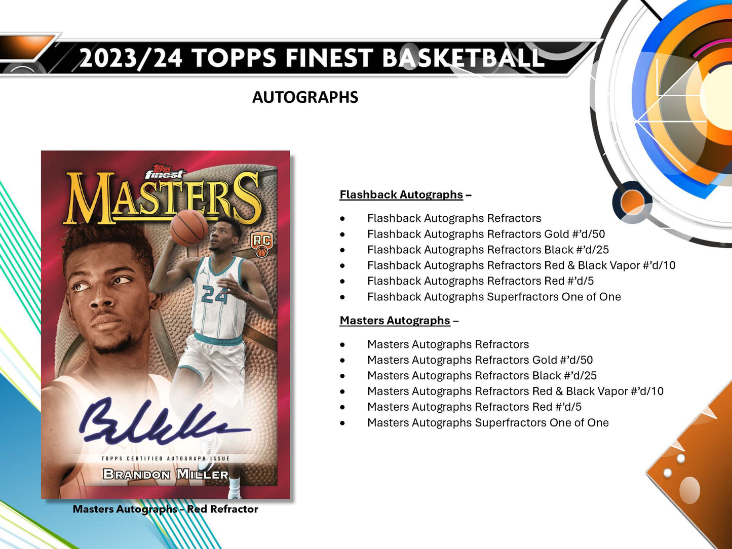2023-24 : Topps Finest Basketball Breakers Delight Box