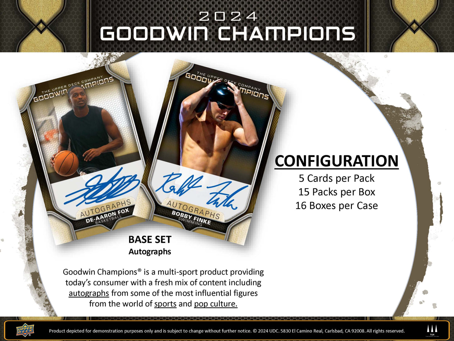 2024 : Upper Deck Goodwin Champions Hobby Box