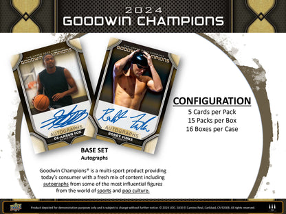 2024 : Upper Deck Goodwin Champions Hobby Box