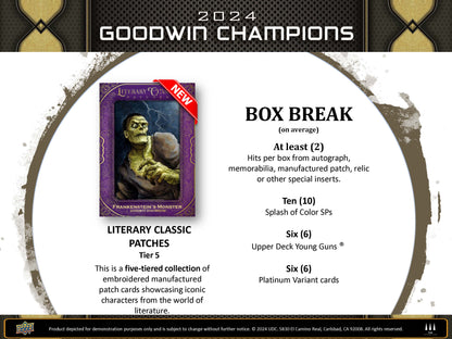2024 : Upper Deck Goodwin Champions Hobby Box