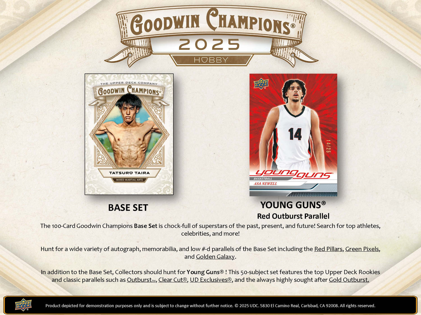 2025 : Upper Deck Goodwin Champions Hobby Box