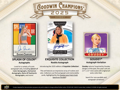 2025 : Upper Deck Goodwin Champions Hobby Box
