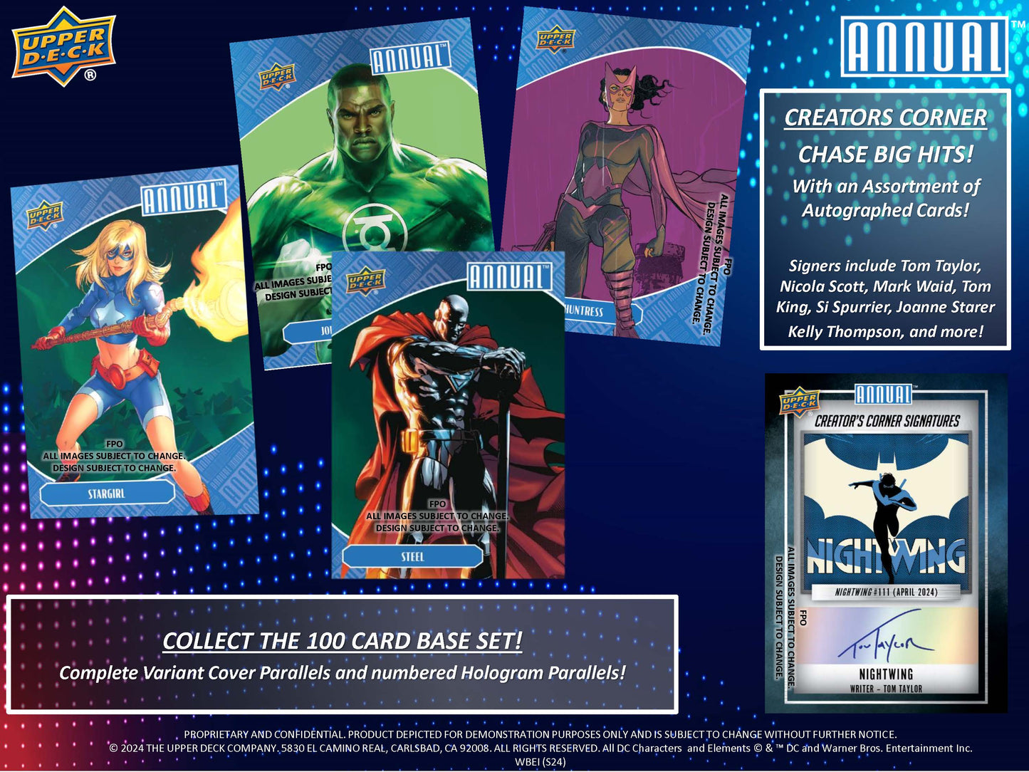 2023-24 : Upper Deck DC Annual Hobby Box