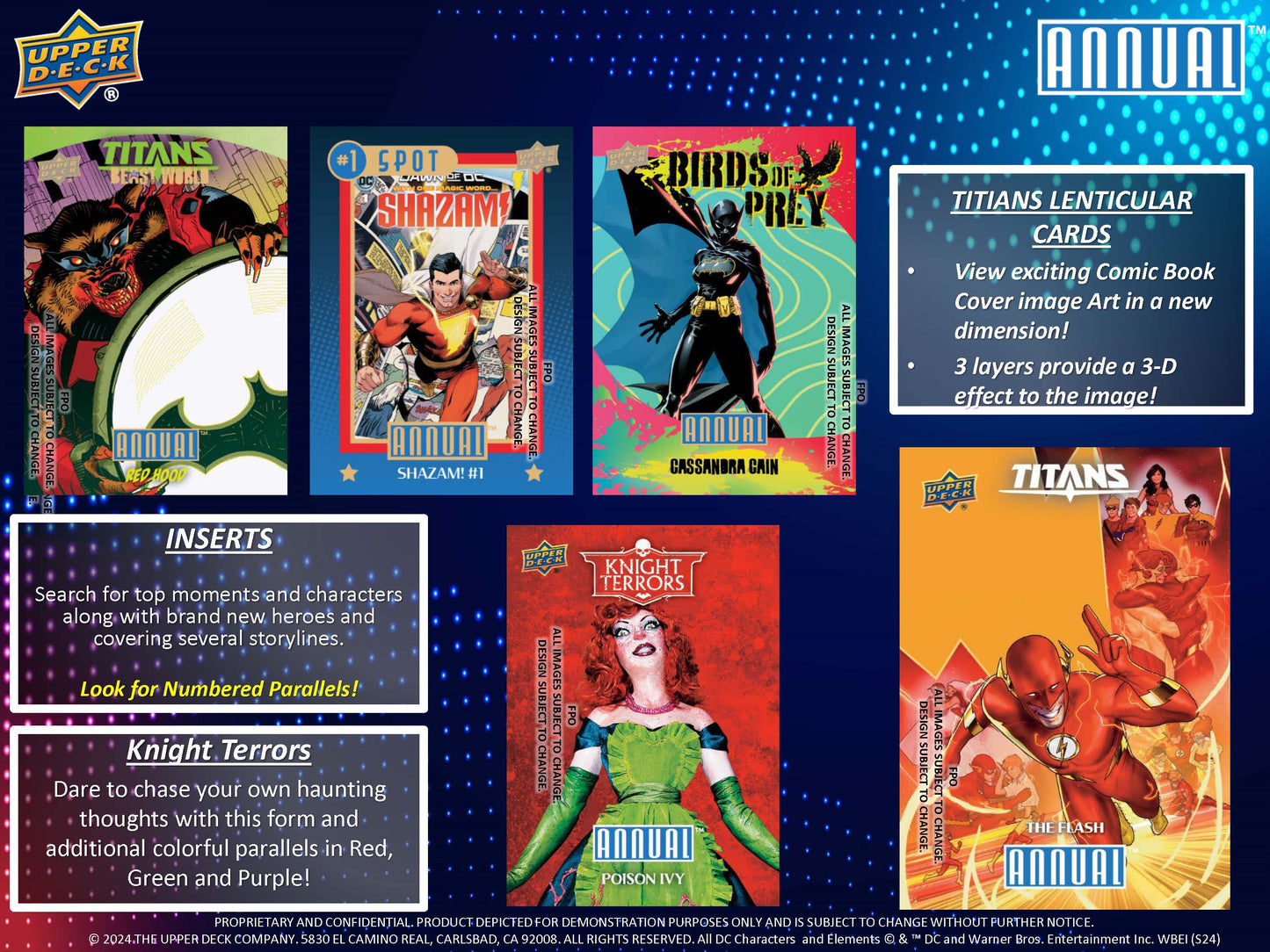 2023-24 : Upper Deck DC Annual Hobby Box