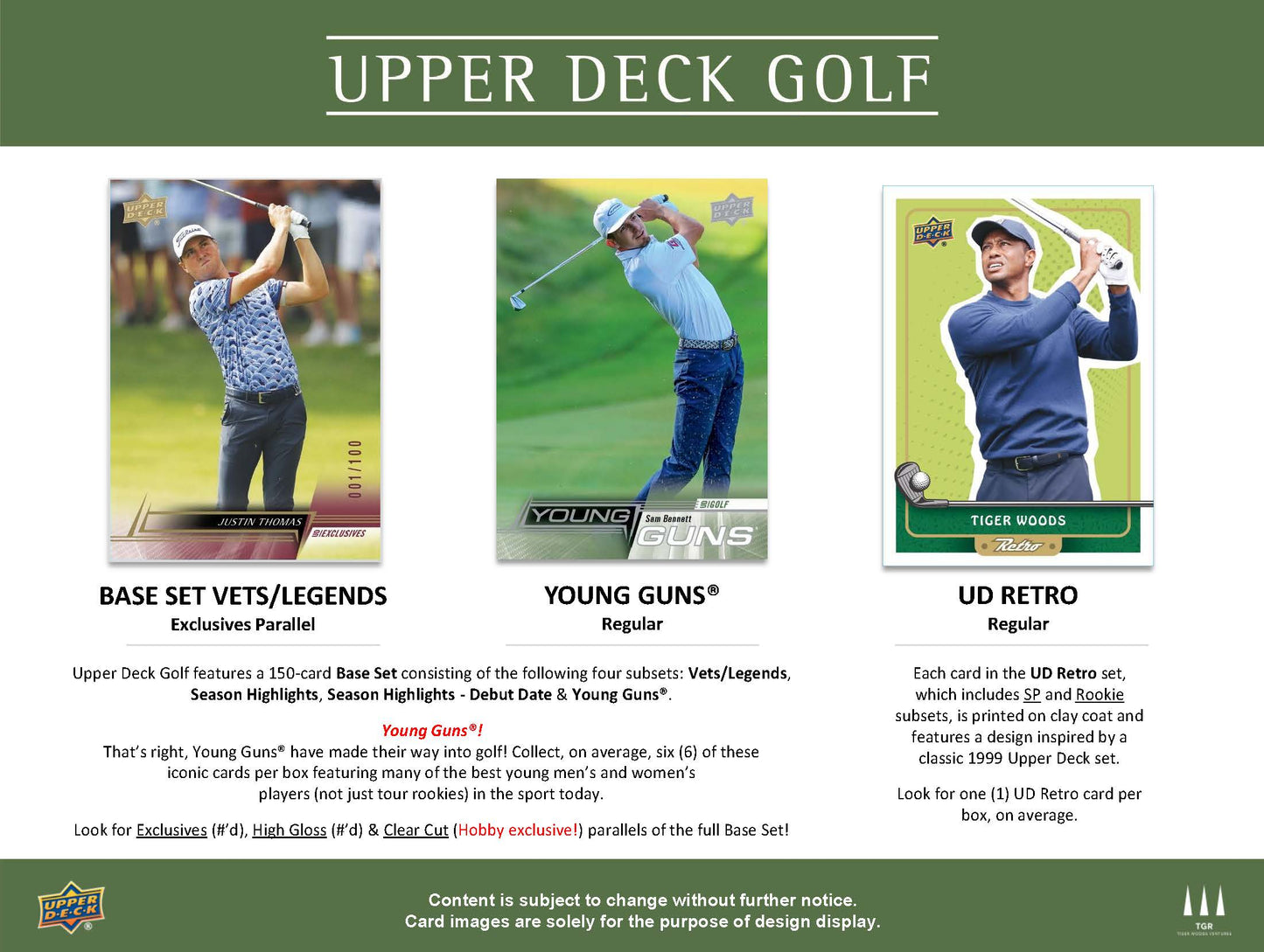 2024 : Upper Deck Golf Hobby Box