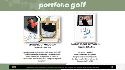 2024 : Upper Deck Portfolio Golf Hobby Box