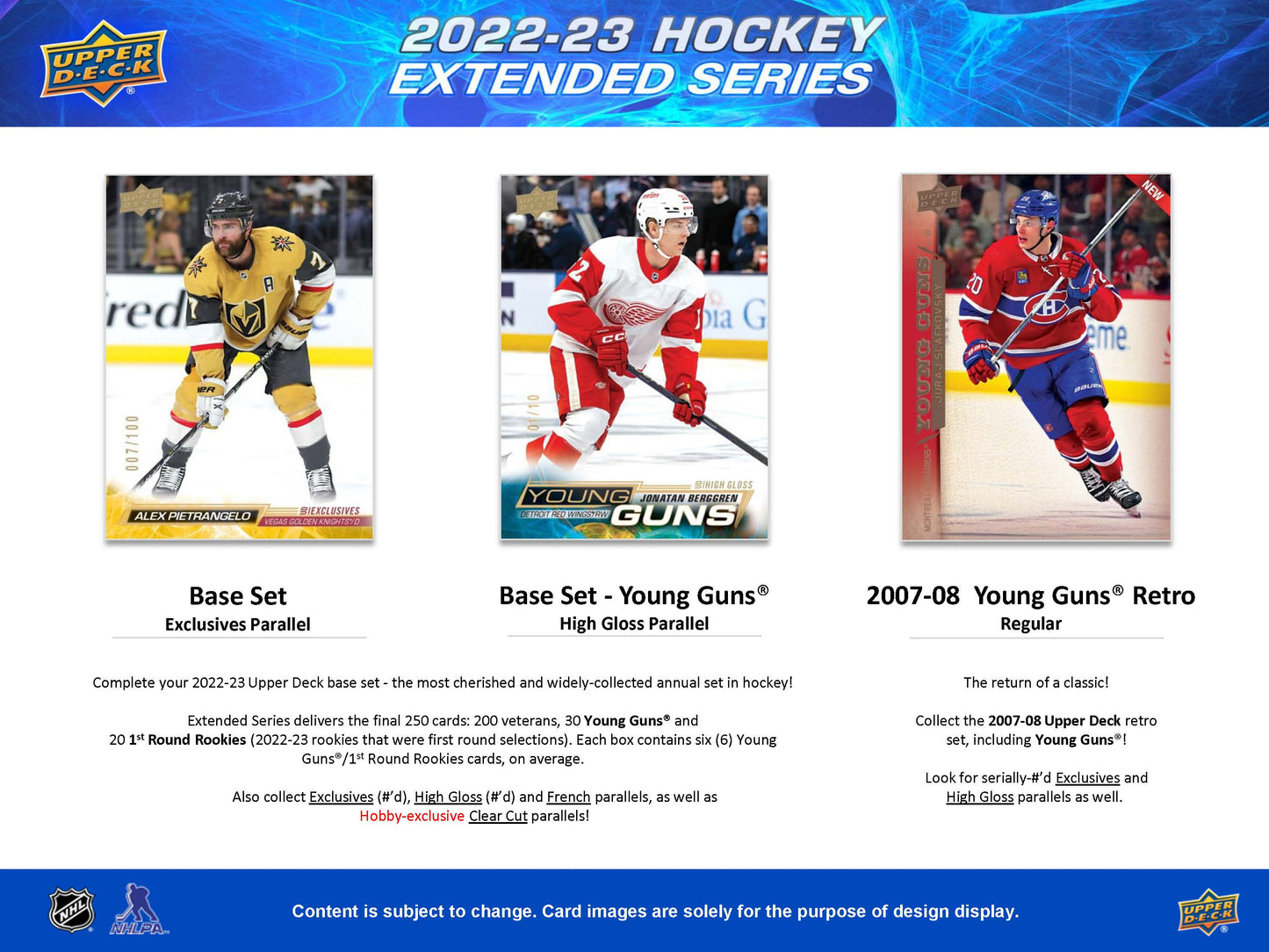 2022-23 : Upper Deck Extended Series Hockey Hobby Box