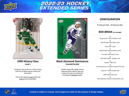 2022-23 : Upper Deck Extended Series Hockey Hobby Box