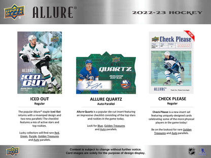 2022-23 Upper Deck Allure Hockey Hobby Box