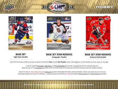 2023-24 : Upper Deck CHL Hockey Hobby Box