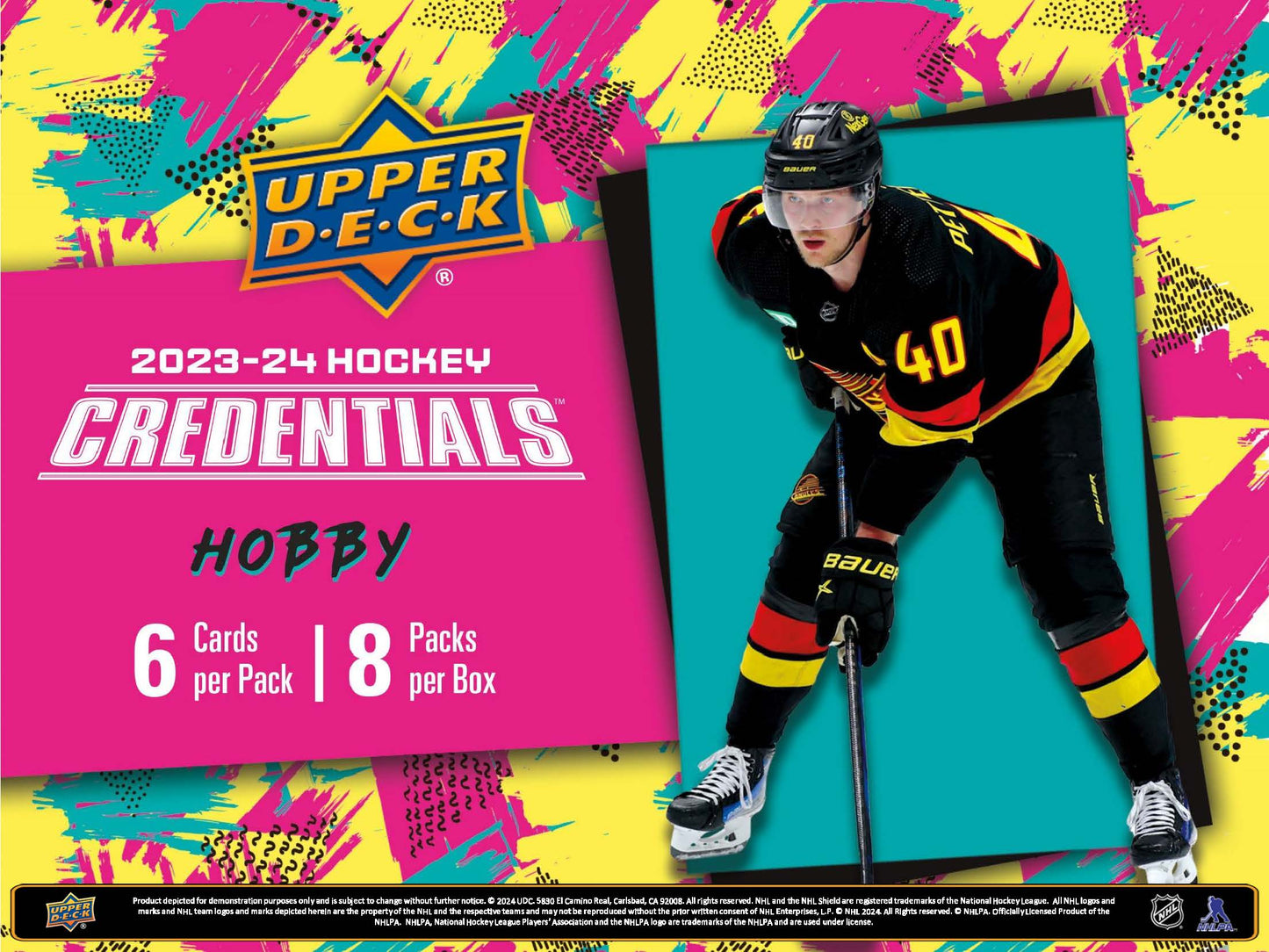 2023-24 : Upper Deck Credentials Hockey Hobby Box