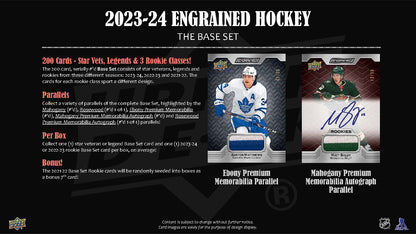 2023-24 : Upper Deck Engrained Hockey Hobby Box