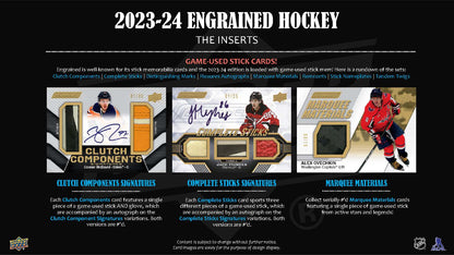 2023-24 : Upper Deck Engrained Hockey Hobby Box