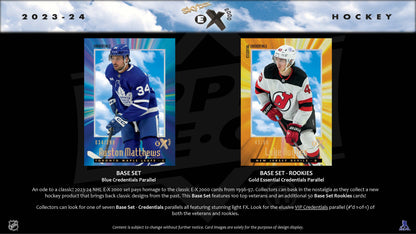 2023-24 : Upper Deck Skybox E-X 2000 Hockey Hobby Box