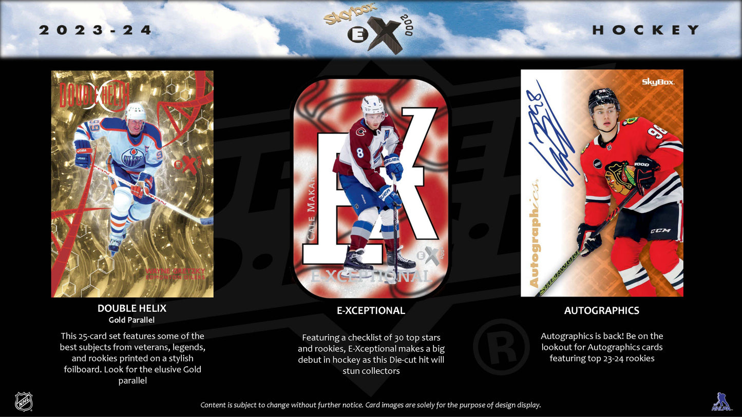 2023-24 : Upper Deck Skybox E-X 2000 Hockey Hobby Box
