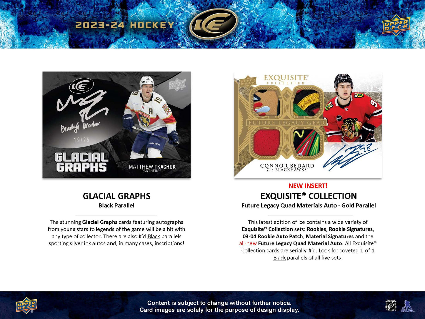 2023-24 : Upper Deck Ice Hockey Hobby Box