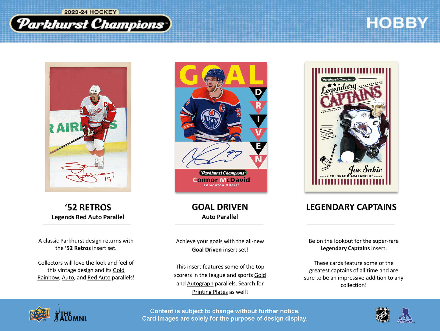 2023-24 : Parkhurst Champions Hockey Hobby Box