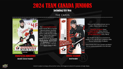 2024 : Upper Deck Team Canada Juniors Hockey Hobby Box