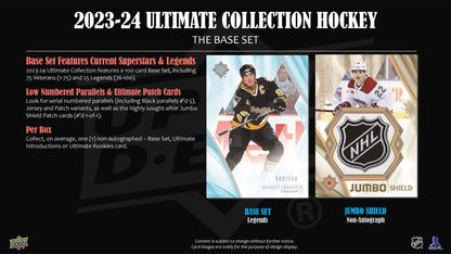 2023-24 : Upper Deck Ultimate Collection Hockey Hobby Box