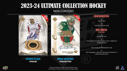 2023-24 : Upper Deck Ultimate Collection Hockey Hobby Box