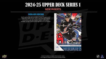 2024-25 : Upper Deck Series 1 Hockey Tin