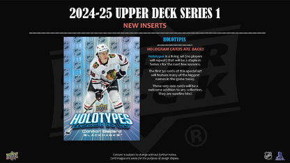 2024-25 : Upper Deck Series 1 Hockey Tin