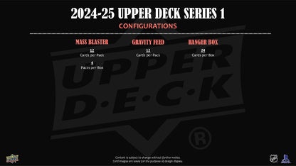 2024-25 : Upper Deck Series 1 Hockey Tin