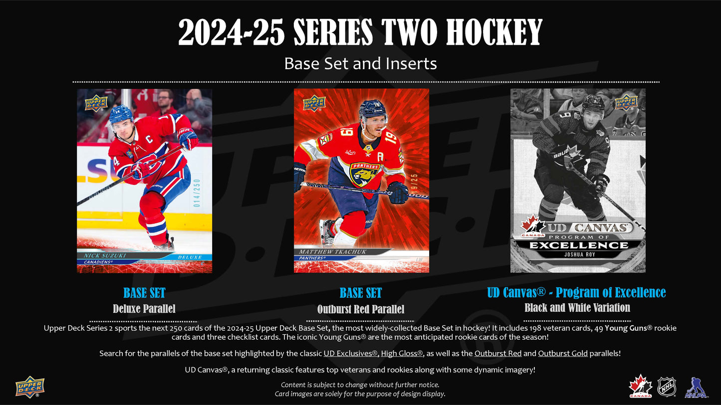 2024-25 : Upper Deck Series 2 Hockey Hobby Box