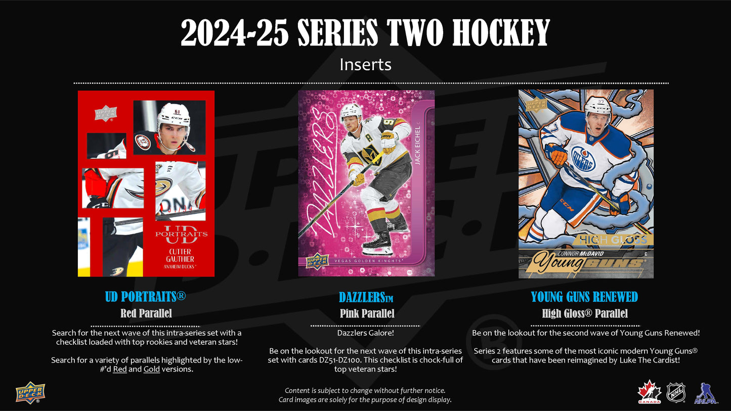 2024-25 : Upper Deck Series 2 Hockey Hobby Box