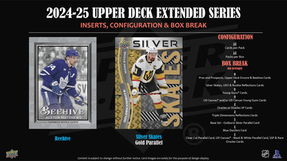 2024-25 : Upper Deck Extended Series Hockey Hobby Box