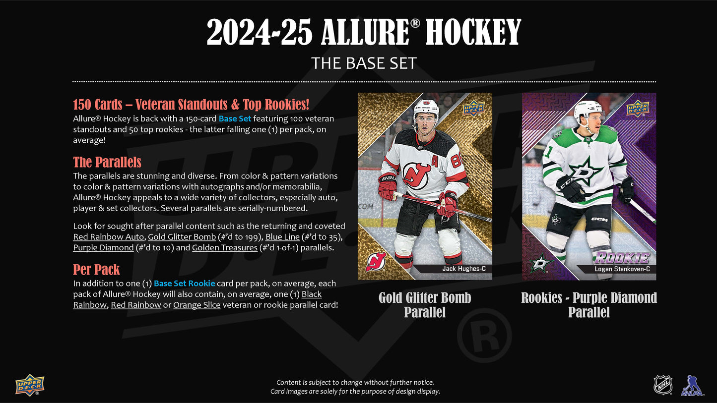 2024-25 : Upper Deck Allure Hockey Hobby Box