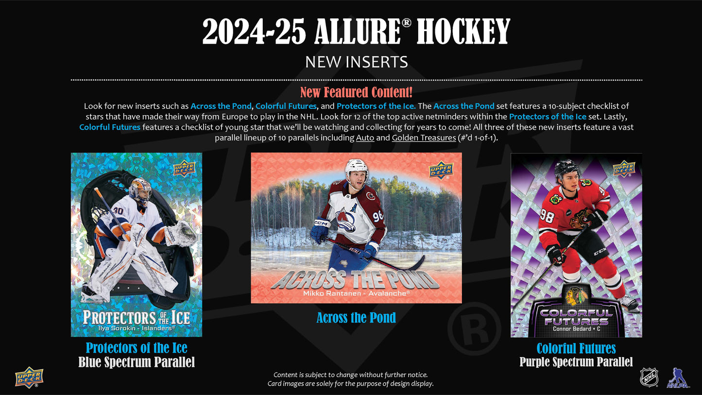 2024-25 : Upper Deck Allure Hockey Hobby Box