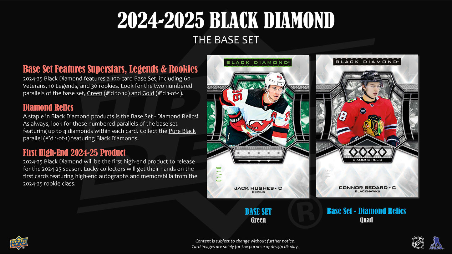 2024-25 : Upper Deck Black Diamond Hockey Hobby Box