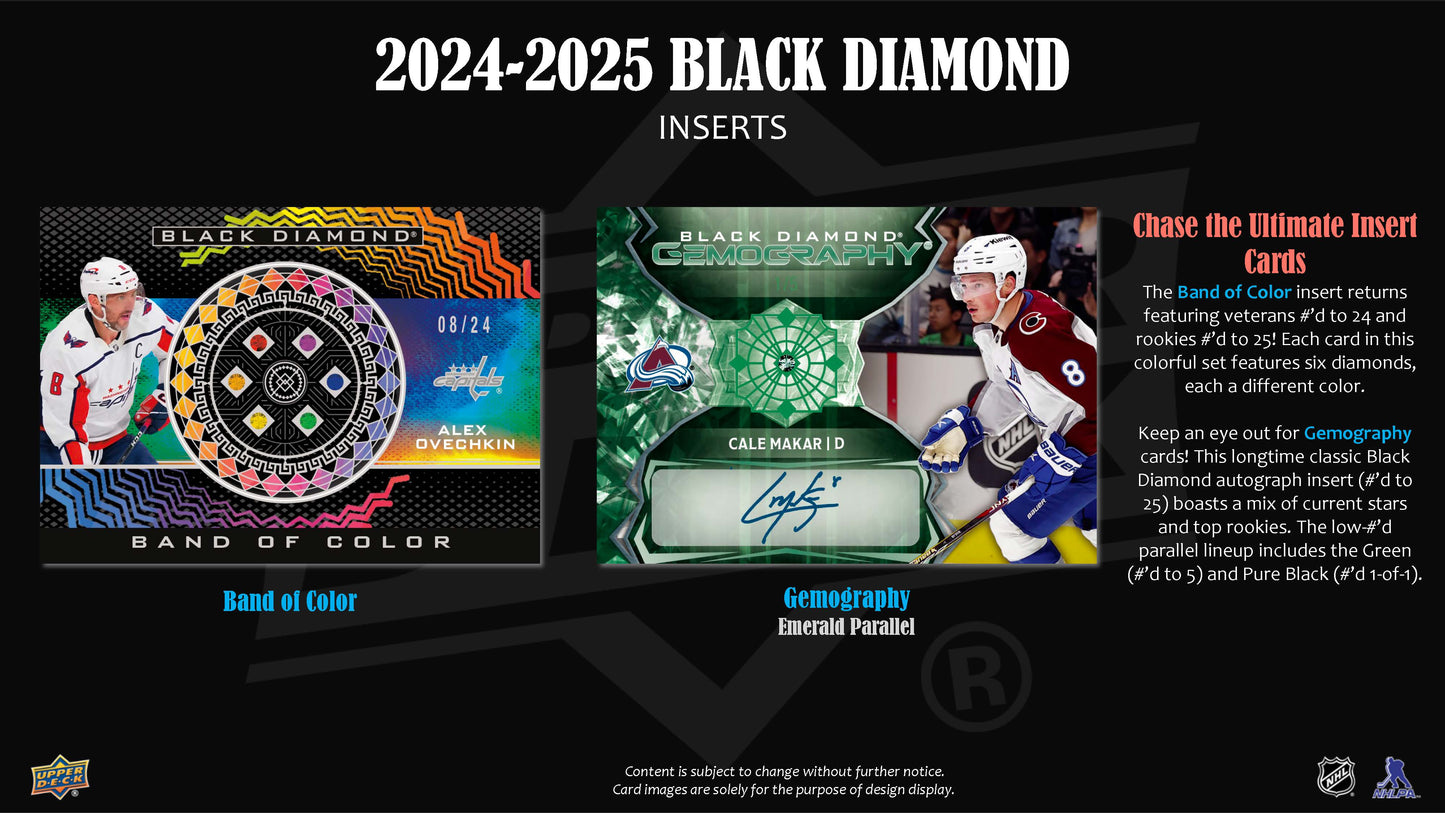 2024-25 : Upper Deck Black Diamond Hockey Hobby Box