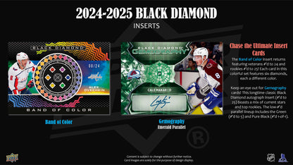 2024-25 : Upper Deck Black Diamond Hockey Hobby Box