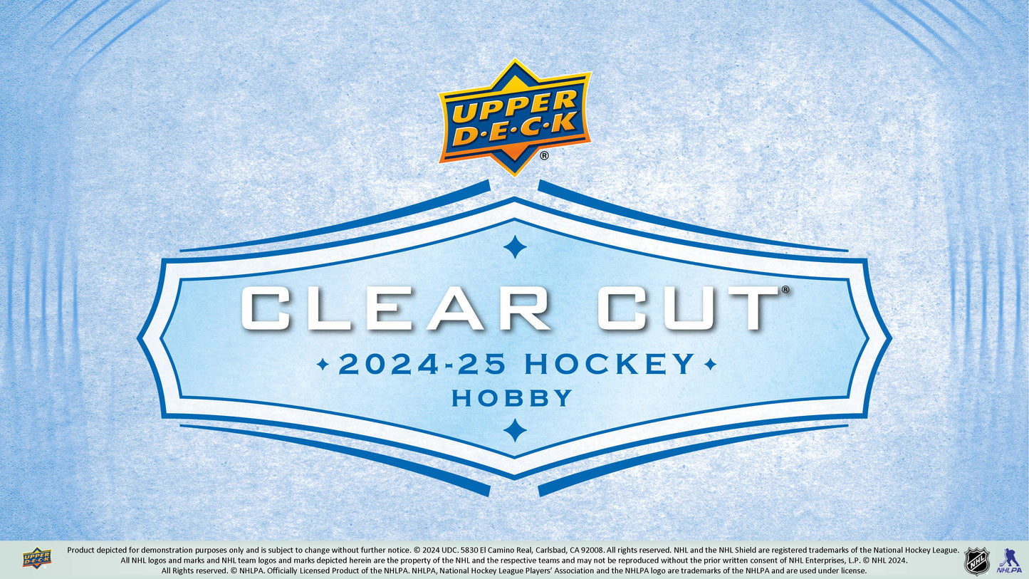 2024-25 : Upper Deck Clear Cut Hockey Hobby Box