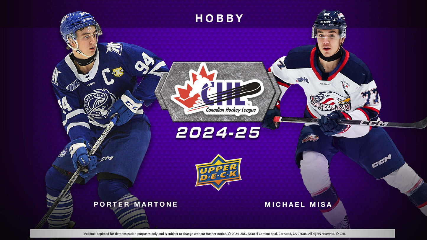 2024-25 : Upper Deck CHL Hockey Hobby Box