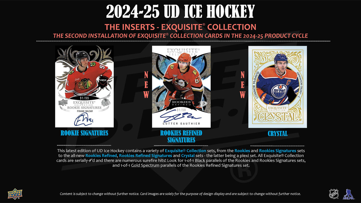 2024-25 : Upper Deck Ice Hockey Hobby Box