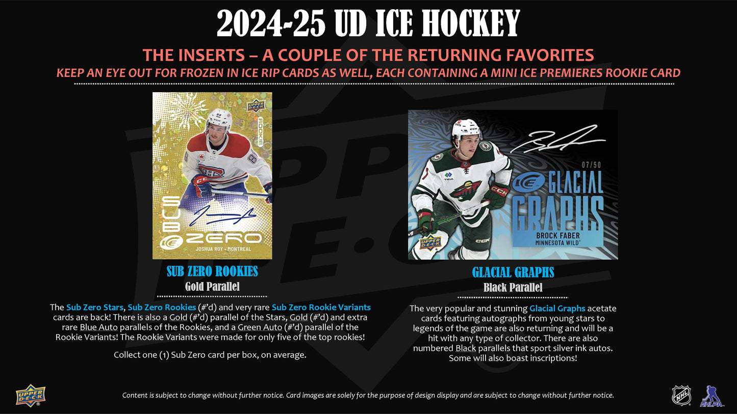 2024-25 : Upper Deck Ice Hockey Hobby Box