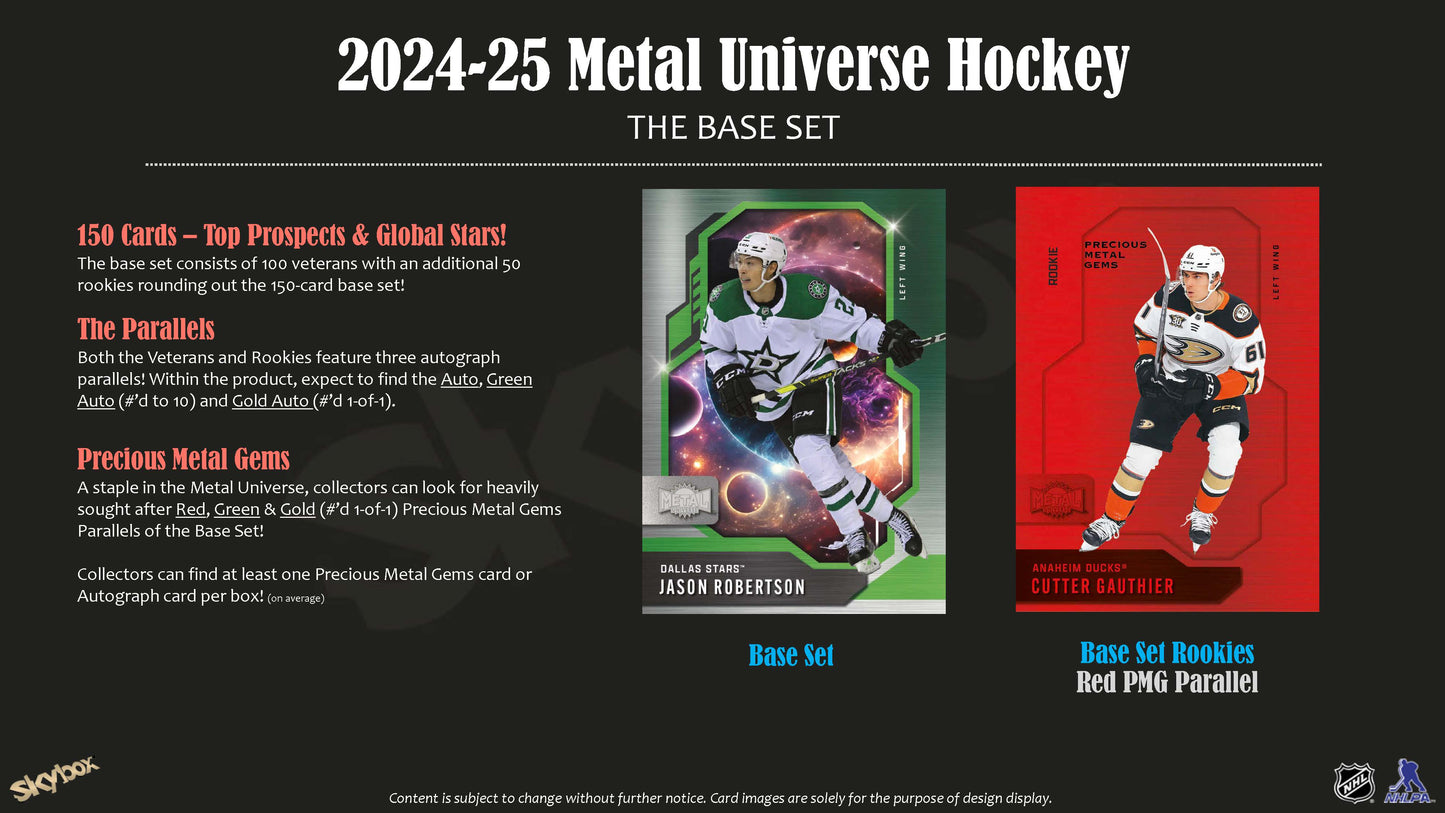 2024-25 : Upper Deck Skybox Metal Universe Hockey Hobby Box